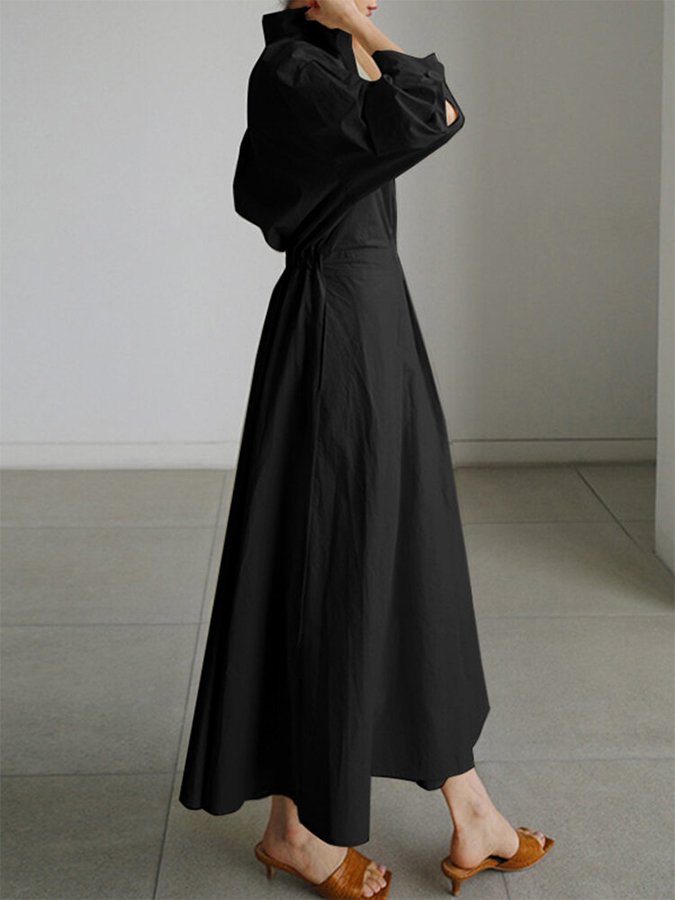 Endora | Women’s Casual Shirt Wrap Maxi Dress