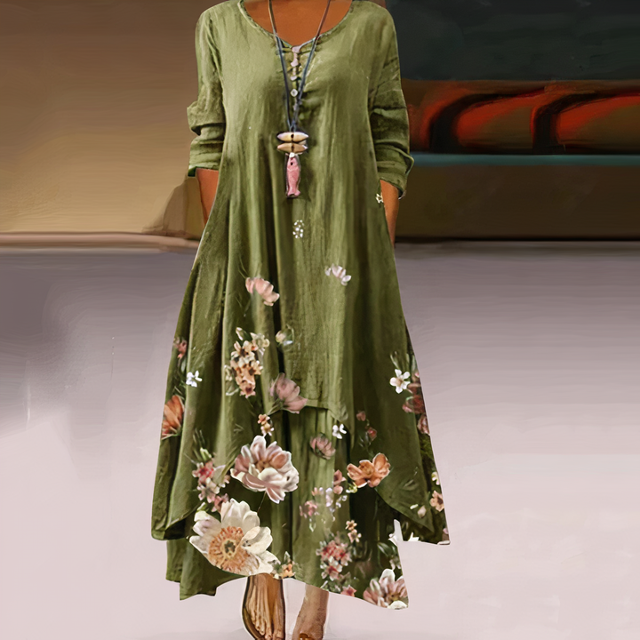 Margot | Women's Summer Floral Relaxed Fit Dress