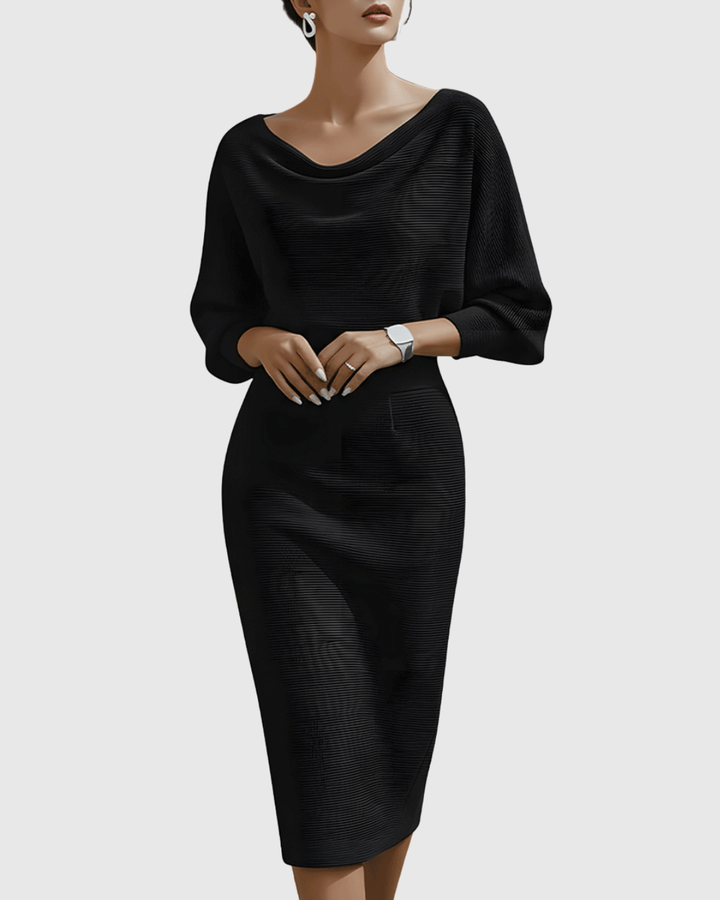 Freya | Women's Summer Draped Midi Dress