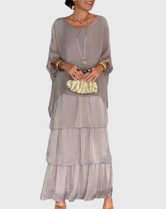 Aria | Women's Relaxed Fit Draped Maxi Dress