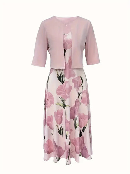 Rachel | Women’s Floral Elegant Maxi Dress Set