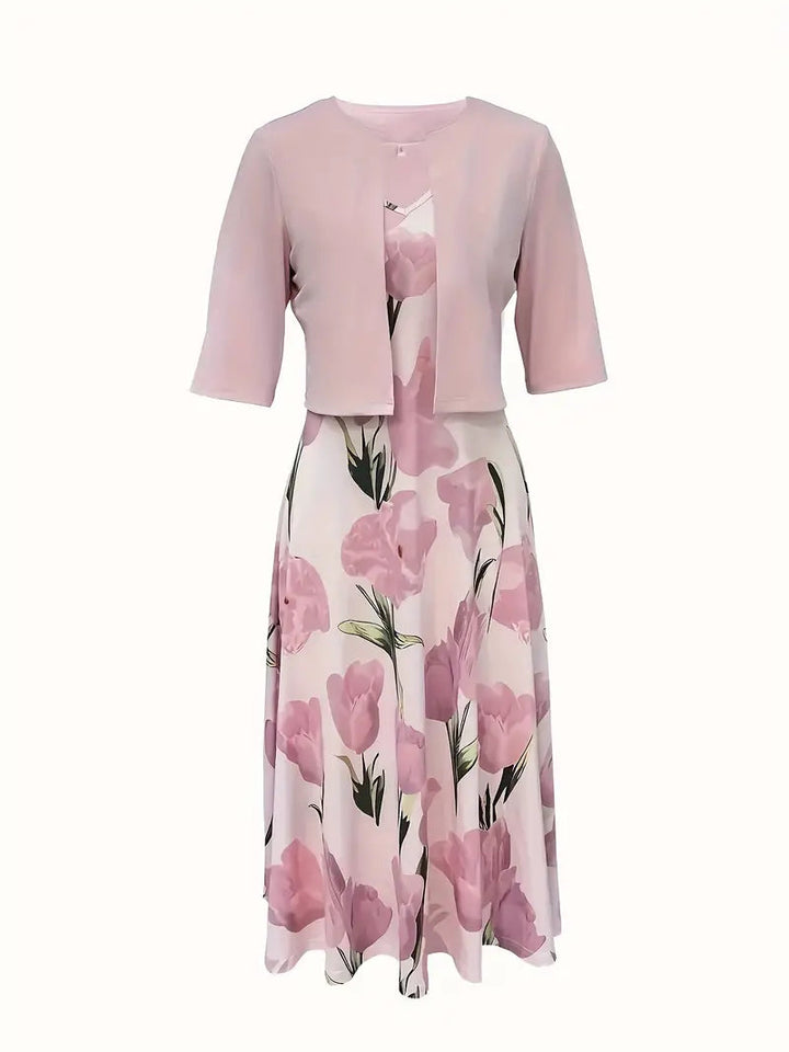 Rachel | Women’s Floral Elegant Maxi Dress Set