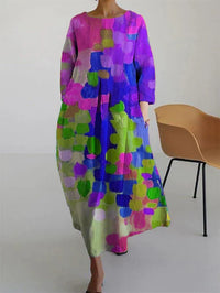Dahlia | Women's Relaxed Fit Printed Maxi Dress