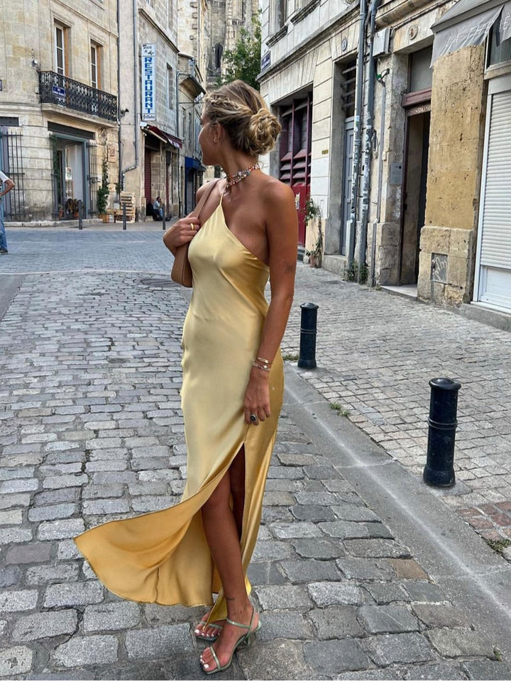 Rosetta | Women’s Elegant One-Shoulder Wedding Guest Dress