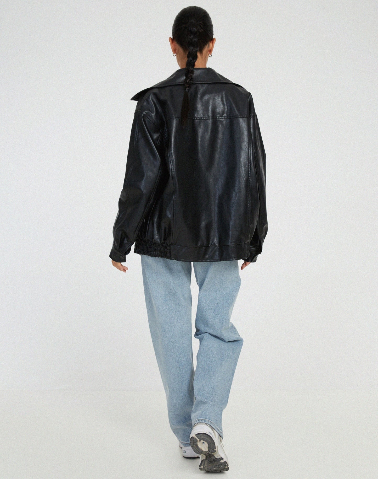 Brooke | Women's Vintage Oversized Leather Jacket