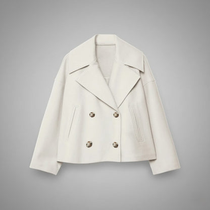 Rowan | Women's Elegant Buttoned Short Coat