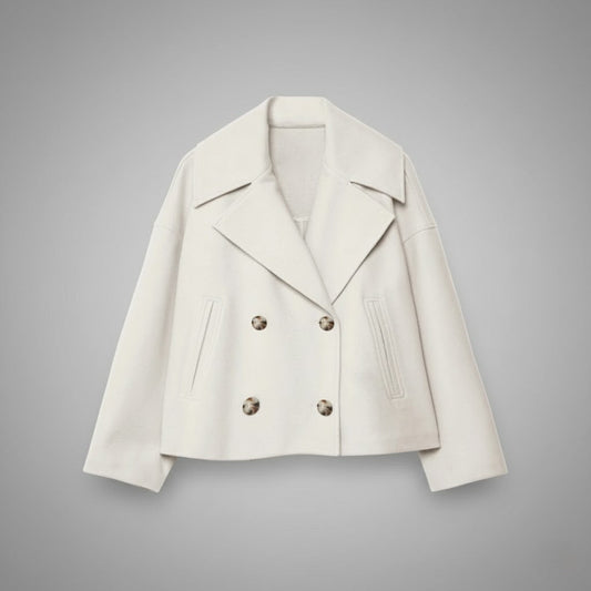 Rowan | Women's Elegant Buttoned Short Coat