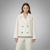 Rowan | Women's Elegant Buttoned Short Coat