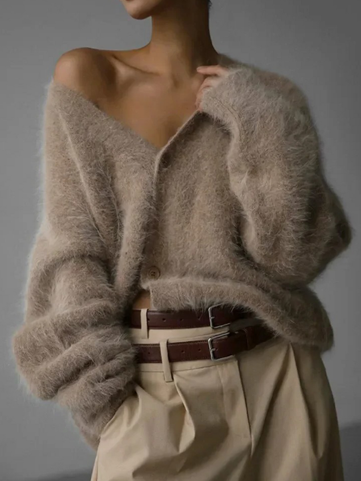 Scottie | Women’s V-Neck Relaxed Fit Cardigan