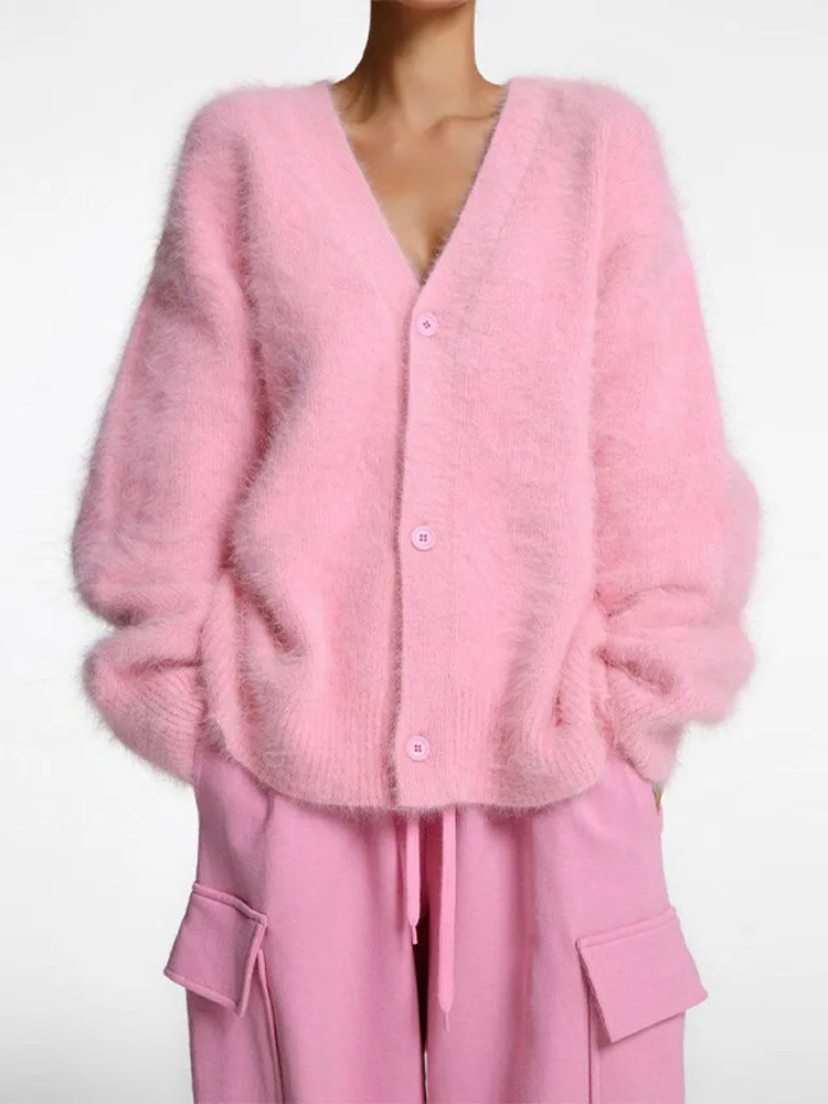 Scottie | Women’s V-Neck Relaxed Fit Cardigan