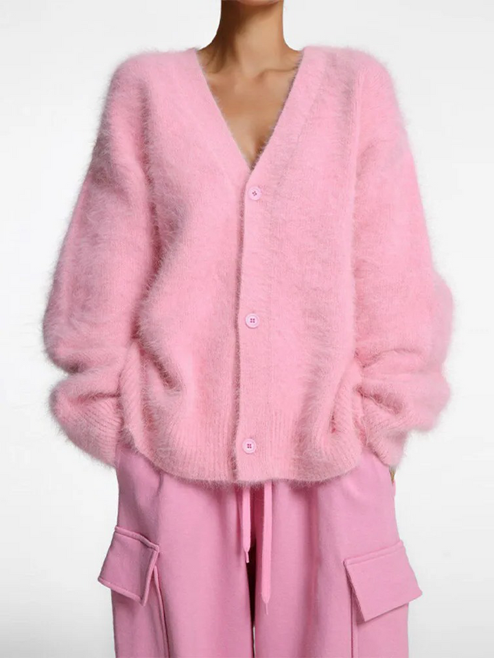 Scottie | Women’s V-Neck Relaxed Fit Cardigan