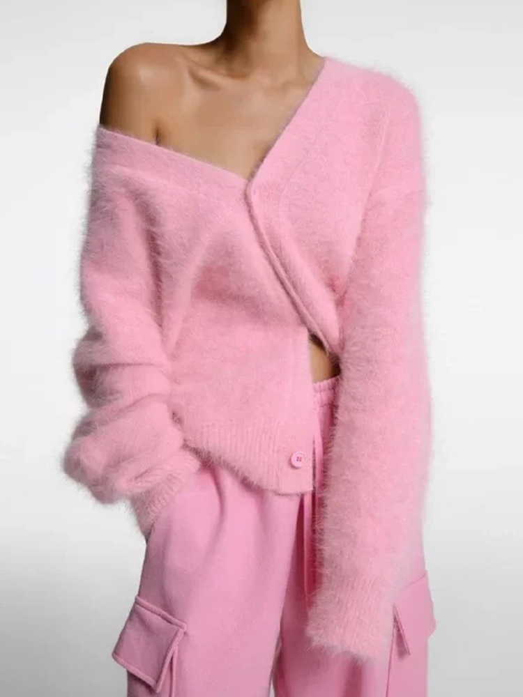 Scottie | Women’s V-Neck Relaxed Fit Cardigan