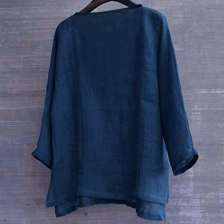 Clara | Women's Casual Linen Summer Blouse