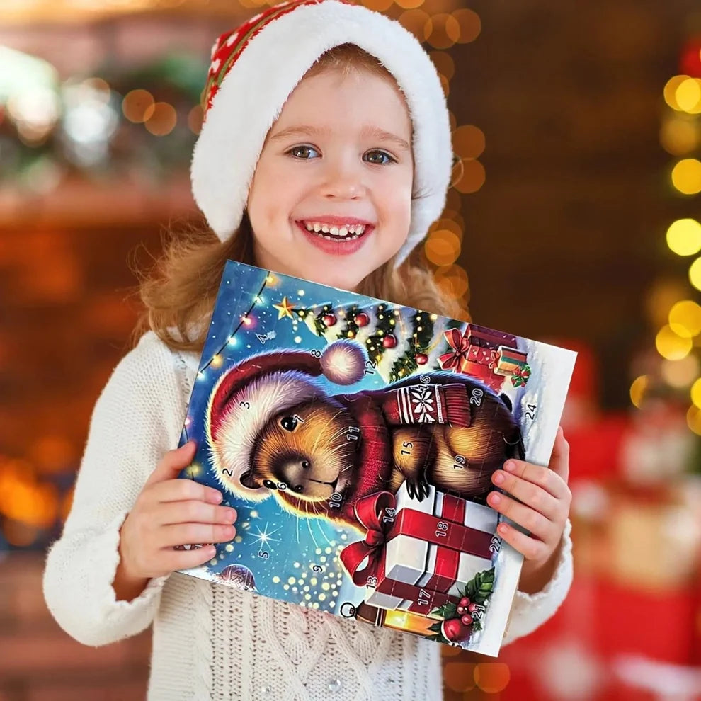 Children's Christmas Advent Calendar with Capybaras