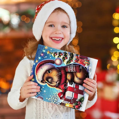 Children's Christmas Advent Calendar with Capybaras