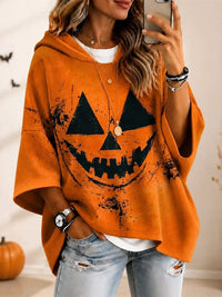 Britta | Women's Oversized Halloween Hooded Poncho