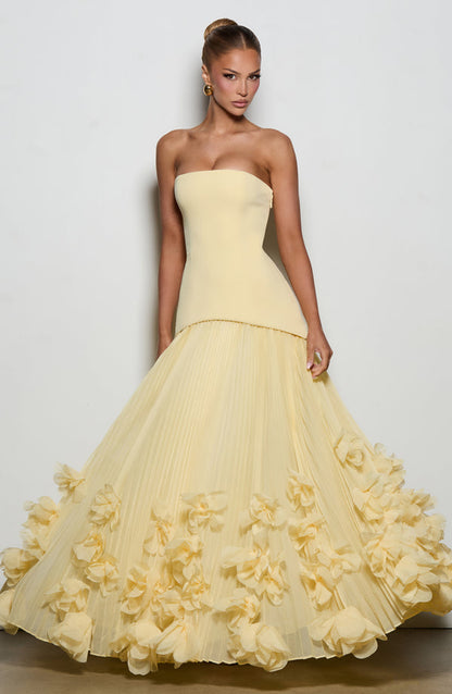 Cynthia | Women's Strapless Formal Wedding Guest Dress