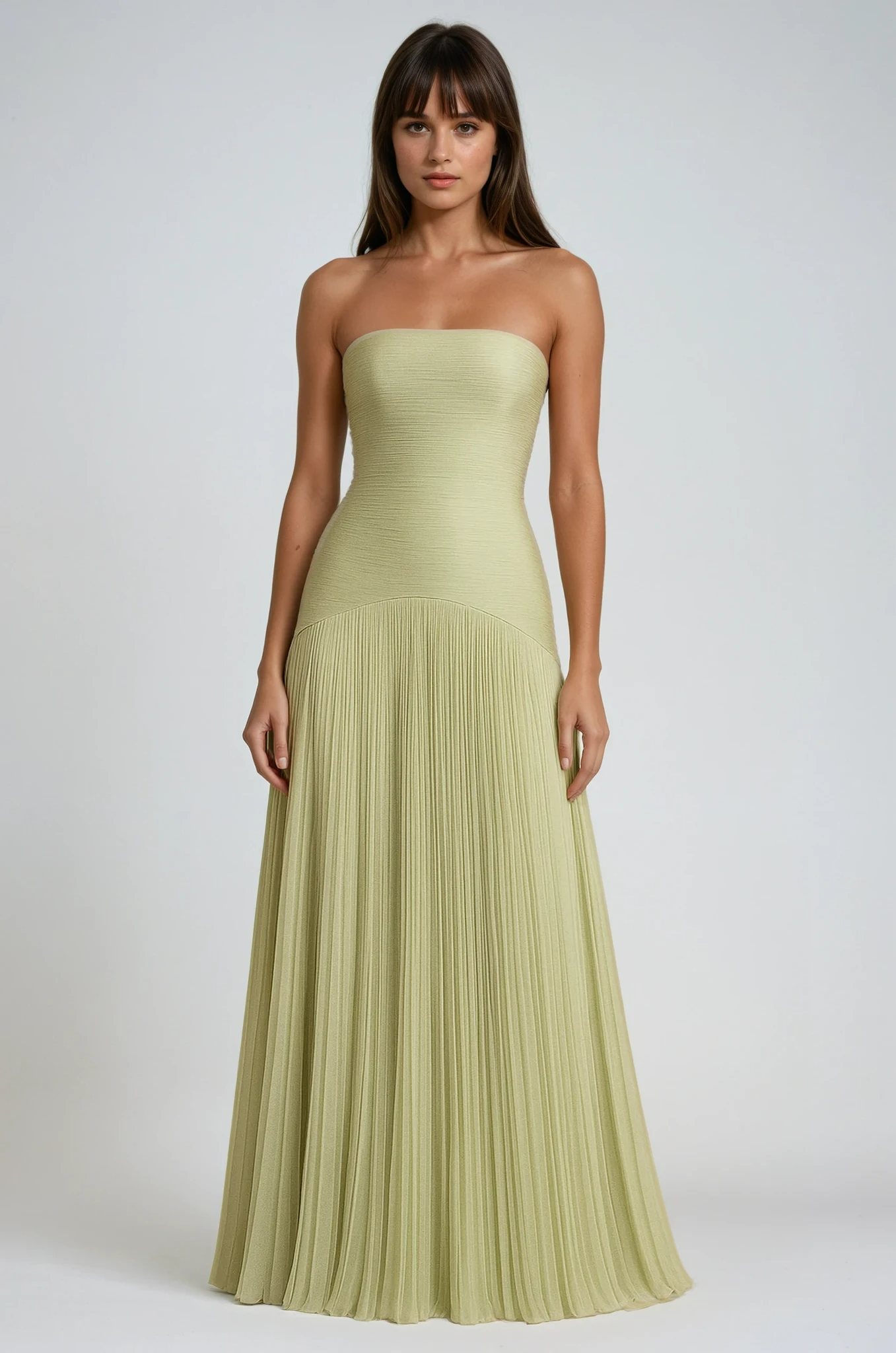 Sorevia | Women’s Pleated Maxi Wedding Guest Dress