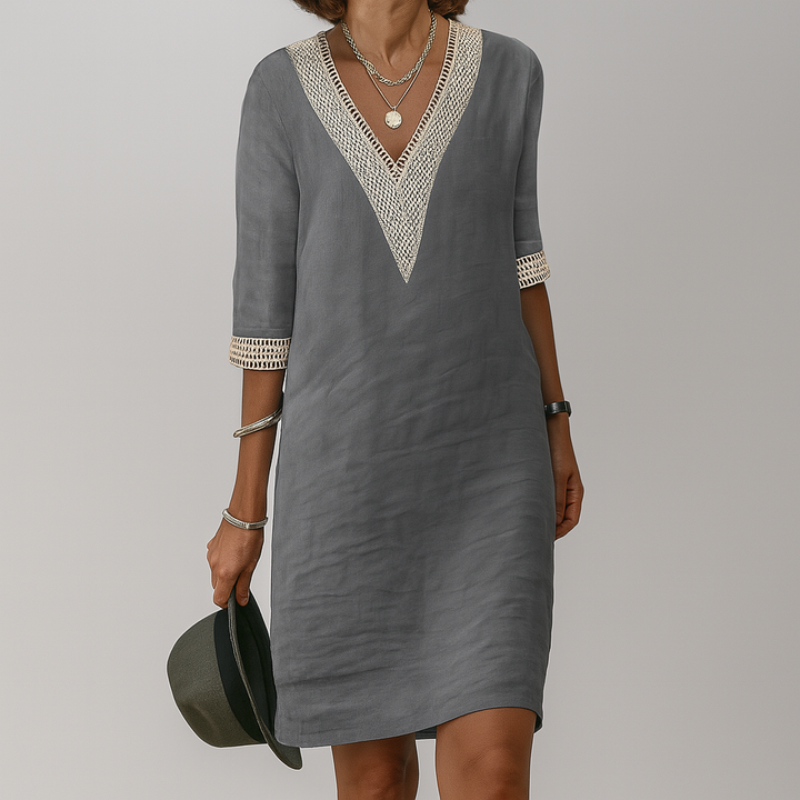 Aletta | Women’s Summer Short Sleeve Midi Dress