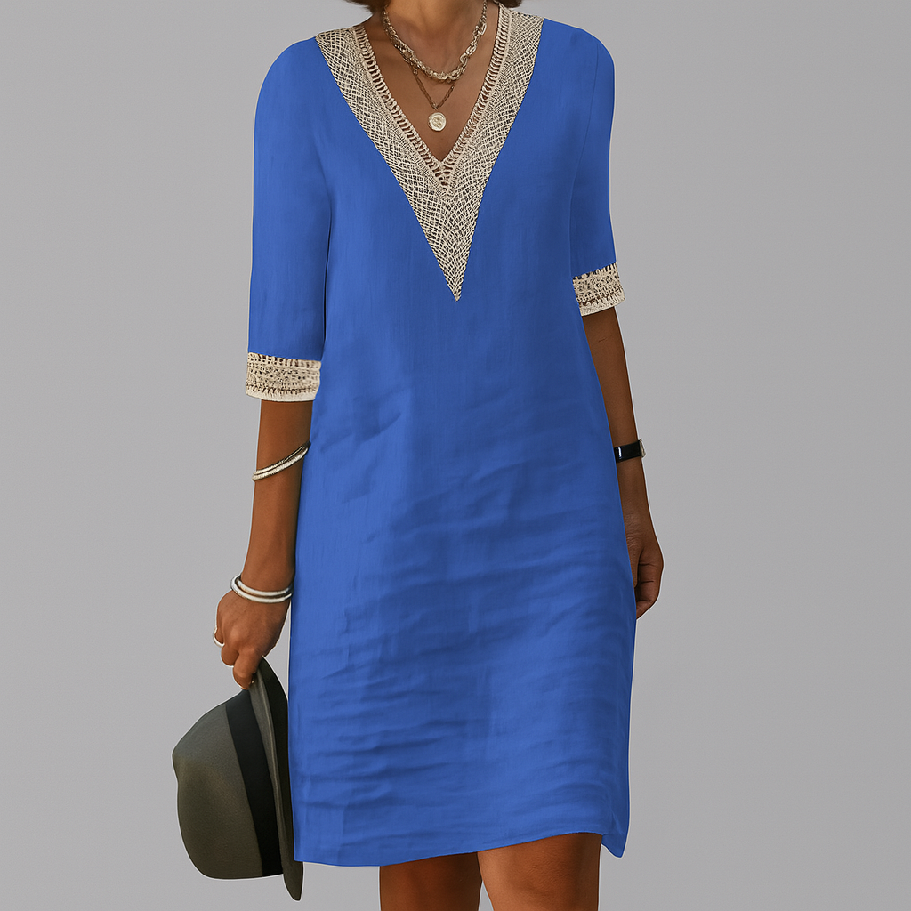 Aletta | Women’s Summer Short Sleeve Midi Dress
