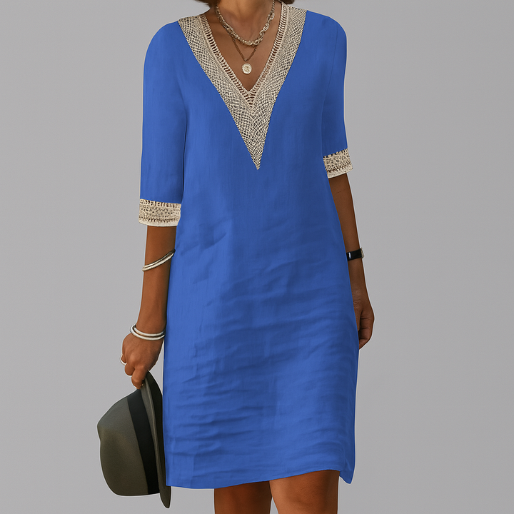 Aletta | Women’s Summer Short Sleeve Midi Dress