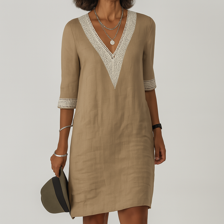 Aletta | Women’s Summer Short Sleeve Midi Dress
