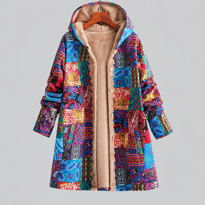 Aisling | Women's Printed Fleece Lined Jacket