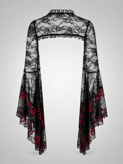 Millie | Women's Black Gothic Halloween Costume Top