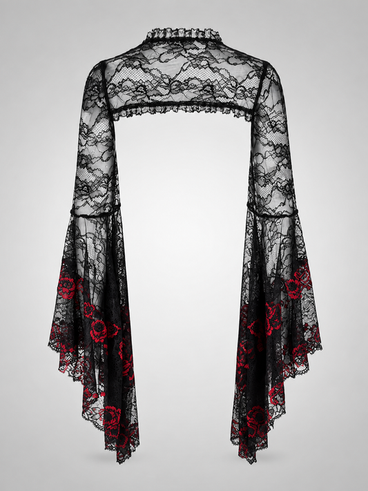Millie | Women's Black Gothic Halloween Costume Top