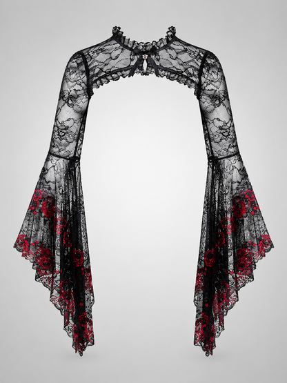 Millie | Women's Black Gothic Halloween Costume Top
