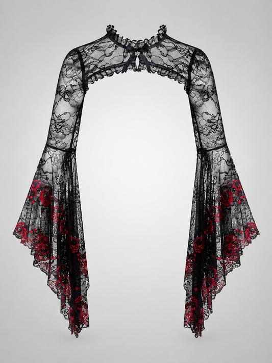 Millie | Women's Black Gothic Halloween Costume Top