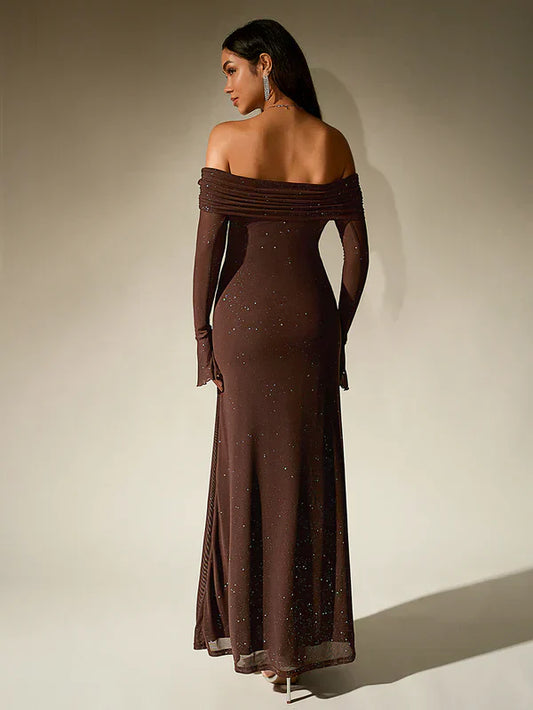 Raya | Women’s Evening Off-Shoulder Maxi Dress