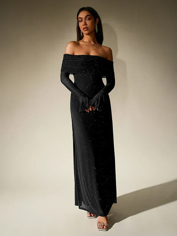 Raya | Women’s Evening Off-Shoulder Maxi Dress