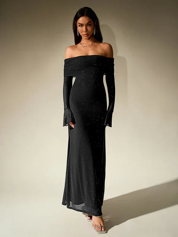 Raya | Women’s Evening Off-Shoulder Maxi Dress