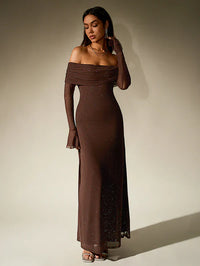 Raya | Women’s Evening Off-Shoulder Maxi Dress