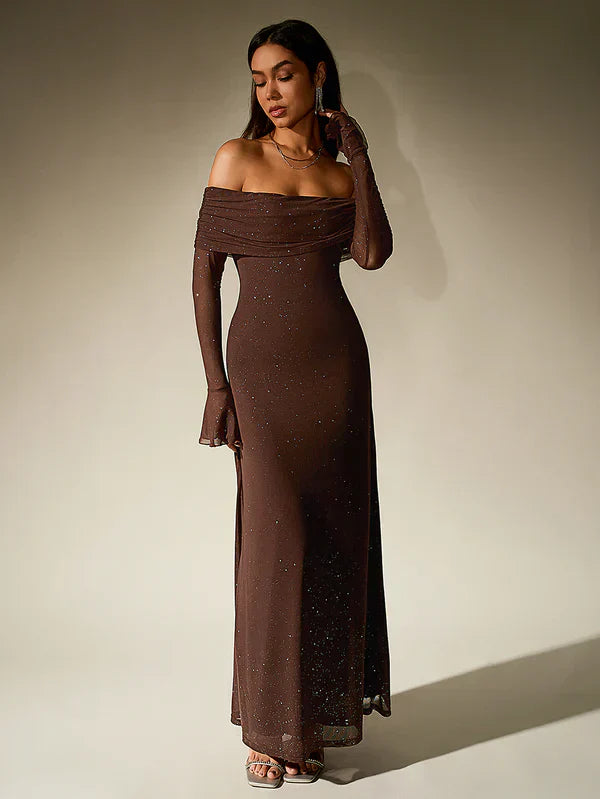 Raya | Women’s Evening Off-Shoulder Maxi Dress