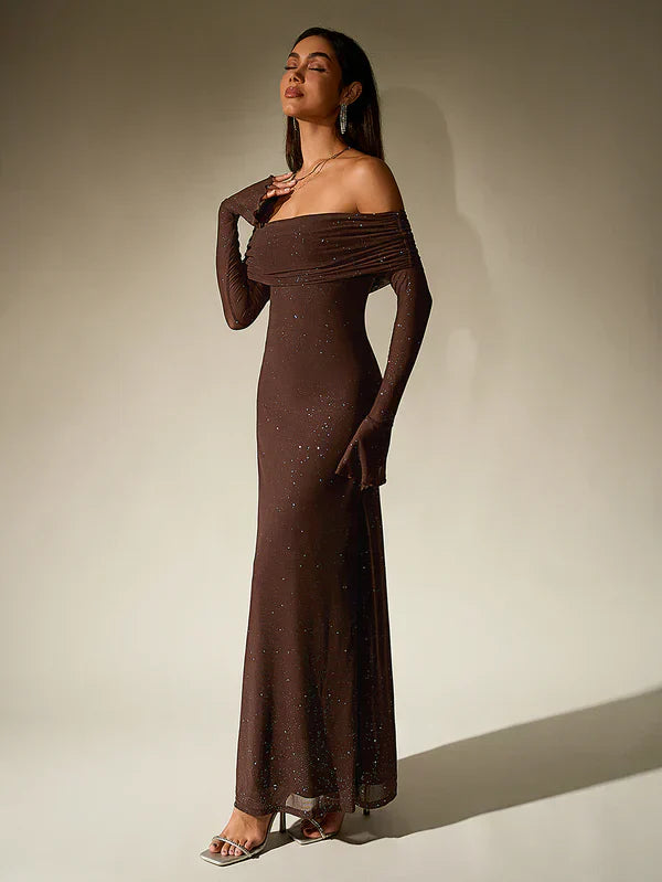Raya | Women’s Evening Off-Shoulder Maxi Dress