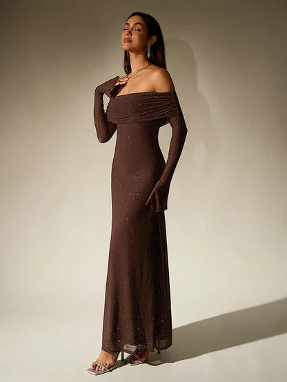 Raya | Women’s Evening Off-Shoulder Maxi Dress