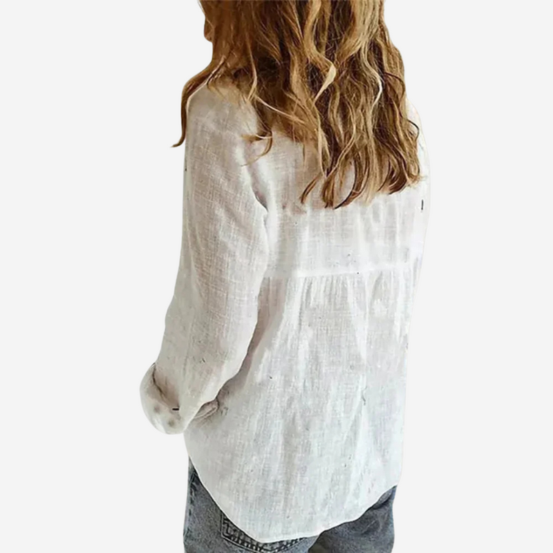 Jasmine | Women’s Summer Shirt Collar Blouse