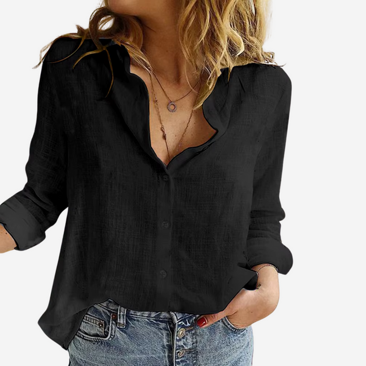 Jasmine | Women’s Summer Shirt Collar Blouse