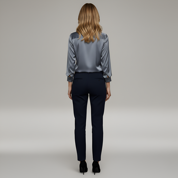 Sophie | Women's Casual Satin V-Neck Blouse
