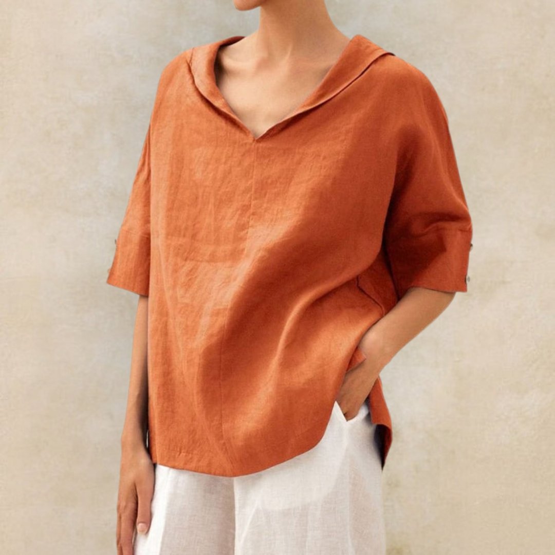 Maren | Women's Summer Short Sleeve Blouse