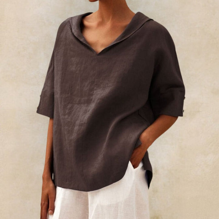 Maren | Women's Summer Short Sleeve Blouse