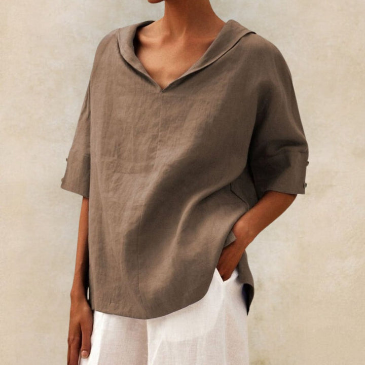 Maren | Women's Summer Short Sleeve Blouse
