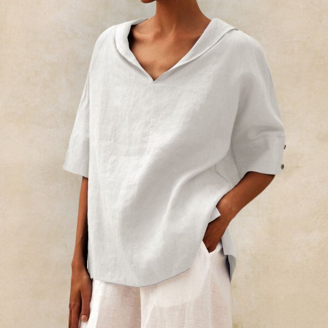 Maren | Women's Summer Short Sleeve Blouse