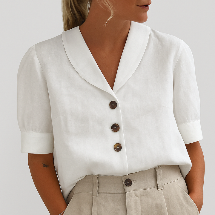 Emma | Women's Summer Puff-Sleeve Blouse