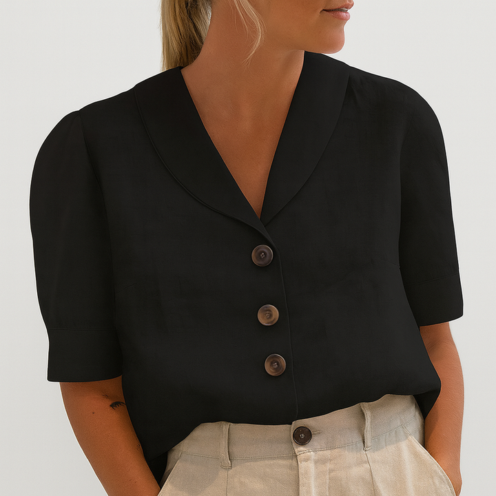 Emma | Women's Summer Puff-Sleeve Blouse