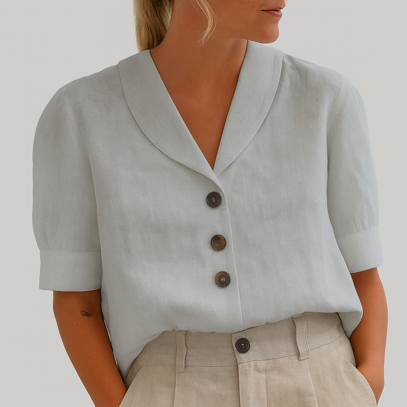 Emma | Women's Summer Puff-Sleeve Blouse