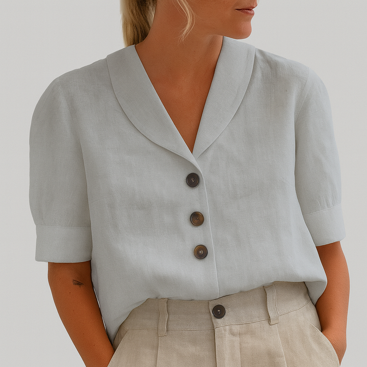 Emma | Women's Summer Puff-Sleeve Blouse