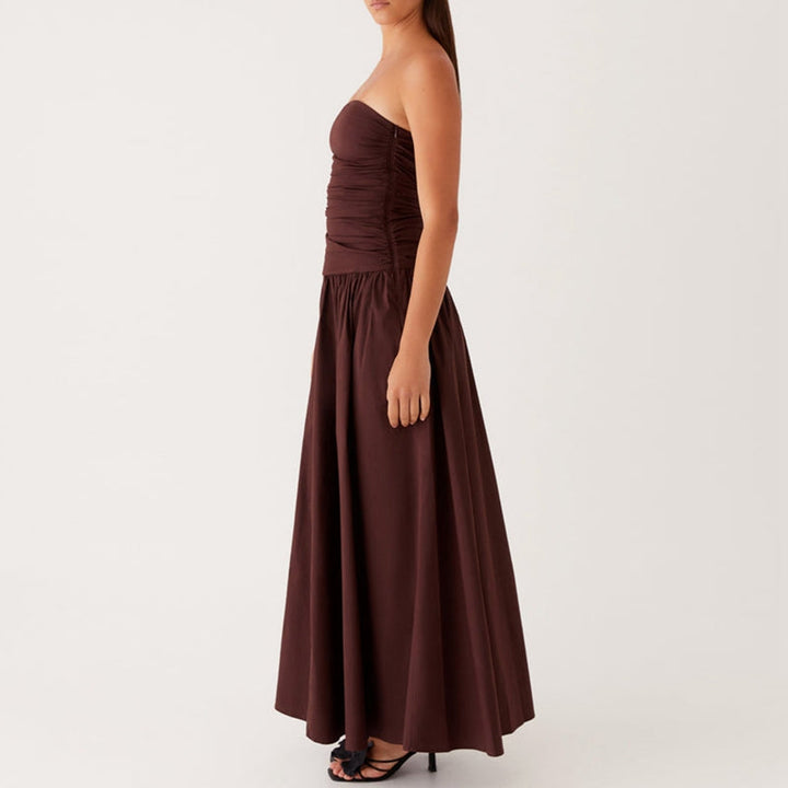Felicity | Women’s Summer Strapless Maxi Dress